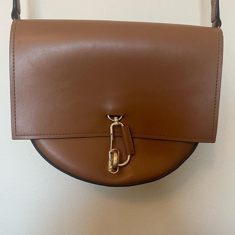Zac Posen Belay Saddle Leather Crossbody Bag